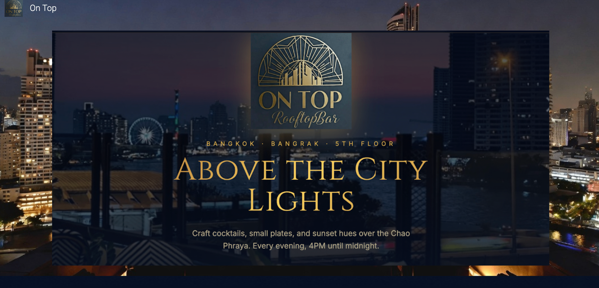 On Top Rooftop Bar and Restaurant 